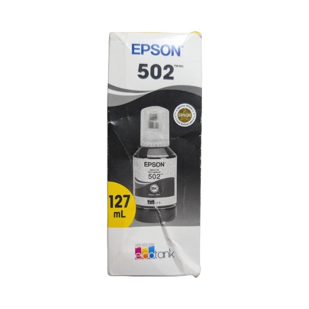 Cc8-N EPSON 502 Ink Bottle Exp 2025 (127ml) Black - (Sealed) Best By 3/2030‎